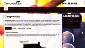 What Cavepromotor.nl website looked like in 2021 (2 years ago)