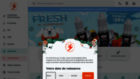 What Cigaretteelec.fr website looked like in 2021 (4 years ago)