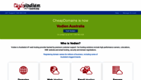 What Cheapdomains.com.au website looked like in 2021 (2 years ago)