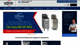 What Commercialkitchenstop.com website looked like in 2021 (3 years ago)