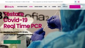 What Clinicaonelife.ro website looked like in 2021 (2 years ago)