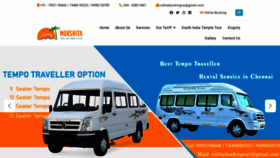 What Chennaivantravels.in website looked like in 2021 (2 years ago)