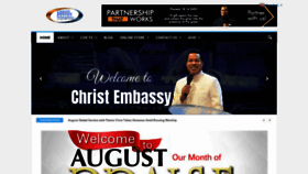 What Christembassy.org website looked like in 2021 (2 years ago)