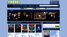 What Cinebel.be website looked like in 2021 (2 years ago)