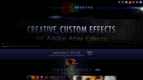 What Creationeffects.com website looked like in 2021 (2 years ago)