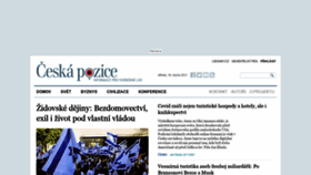 What Ceskapozice.cz website looked like in 2021 (3 years ago)