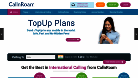 What Callnroam.com website looked like in 2021 (2 years ago)