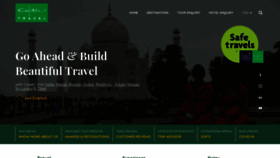 What Capertravelindia.com website looked like in 2021 (2 years ago)