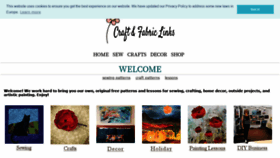 What Craftandfabriclinks.com website looked like in 2021 (2 years ago)