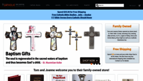 What Catholicfreeshipping.com website looked like in 2021 (2 years ago)