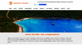 What Croaziatravel.it website looked like in 2021 (2 years ago)