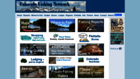 What Coloradofishing.net website looked like in 2021 (2 years ago)