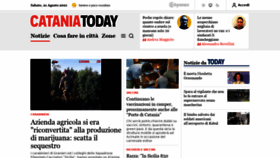 What Cataniatoday.it website looked like in 2021 (2 years ago)