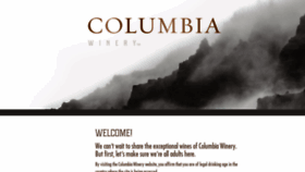 What Columbiawinery.com website looked like in 2021 (2 years ago)