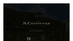 What Chapoutier.com website looked like in 2021 (2 years ago)