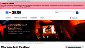 What Chicagojazzfestival.us website looked like in 2021 (2 years ago)