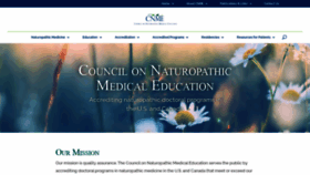 What Cnme.org website looked like in 2021 (2 years ago)
