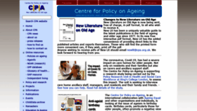 What Cpa.org.uk website looked like in 2021 (2 years ago)