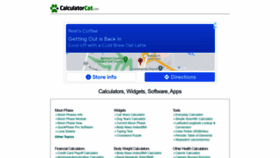 What Calculatorcat.com website looked like in 2021 (2 years ago)