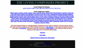 What Composers21.com website looked like in 2021 (2 years ago)