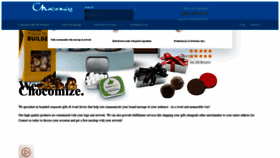 What Chocomize.com website looked like in 2021 (3 years ago)