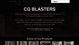 What Cqblasters.com website looked like in 2021 (2 years ago)