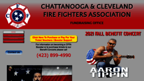 What Cffafundraiser.org website looked like in 2021 (4 years ago)