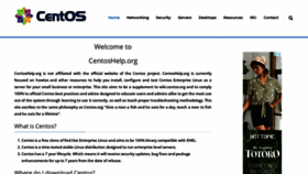 What Centoshelp.org website looked like in 2021 (2 years ago)