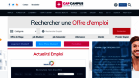 What Capcampus.com website looked like in 2021 (2 years ago)