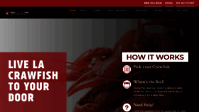 What Cajuncrawfish.com website looked like in 2021 (2 years ago)