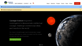What Carnegieinstitution.org website looked like in 2021 (3 years ago)