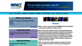 What California-impact.org website looked like in 2021 (2 years ago)