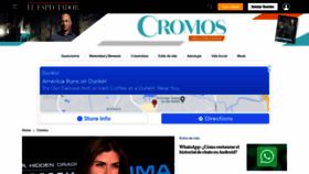 What Cromos.com.co website looked like in 2021 (2 years ago)