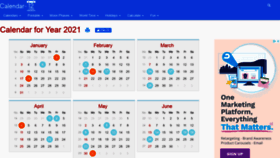 What Calendar-12.com website looked like in 2021 (2 years ago)