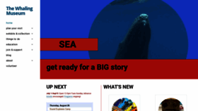 What Cshwhalingmuseum.org website looked like in 2021 (2 years ago)