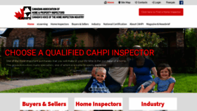 What Cahpi.ca website looked like in 2021 (2 years ago)