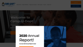 What Compudopt.org website looked like in 2021 (4 years ago)