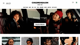 What Childrenssalon.co.uk website looked like in 2021 (2 years ago)