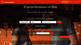 What Chilepropiedades.cl website looked like in 2021 (2 years ago)