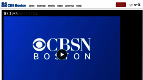 What Cbs4boston.com website looked like in 2021 (2 years ago)