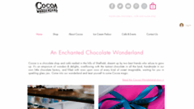 What Cocoawonderland.co.uk website looked like in 2021 (2 years ago)