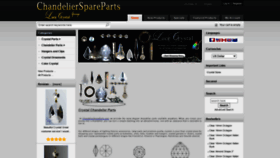 What Chandelierspareparts.com website looked like in 2021 (2 years ago)