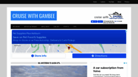 What Cruisewithgambee.com website looked like in 2021 (2 years ago)