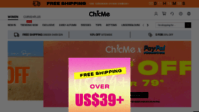 What Chicme.com website looked like in 2021 (2 years ago)