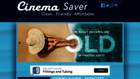 What Cinemasaver.com website looked like in 2021 (2 years ago)