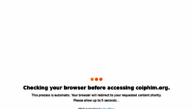 What Coiphim.org website looked like in 2021 (2 years ago)