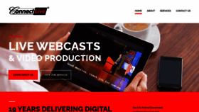 What Connectlive.com website looked like in 2021 (3 years ago)