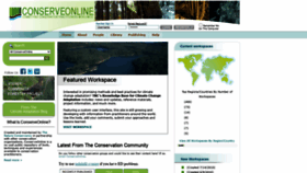 What Conserveonline.org website looked like in 2021 (2 years ago)