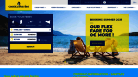 What Corsica-ferries.co.uk website looked like in 2021 (2 years ago)