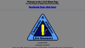 What Calslivesteam.org website looked like in 2021 (2 years ago)